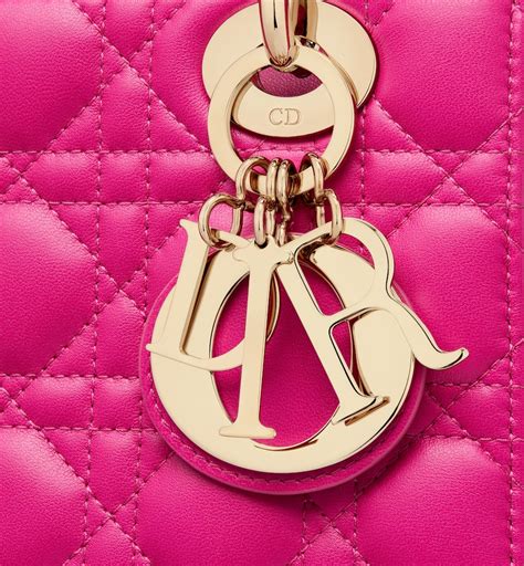 lady dior rani pink|Small Lady Dior My ABCDior Bag Rani Pink Cannage Lambskin.